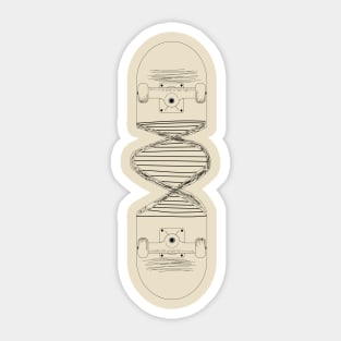 Skate DNA Sticker